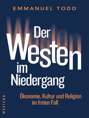 cover image of Der Westen im Niedergang